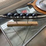 Steel&Mango Wood Giant Seed Pod