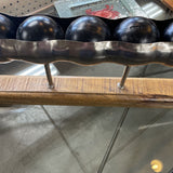 Steel&Mango Wood Giant Seed Pod