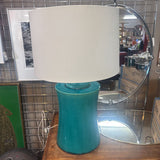 Ceramic Glazed Table Lamp w Shade