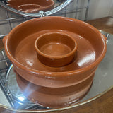 Terracotta Mexican Chip + Dip Dish