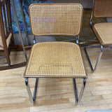 Vintage Cane Dining Chair Made In Italy