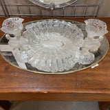 Fenton Art Glass "Ming" Console Set