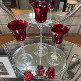 2pc Set Tall Candle Holders