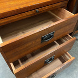 Kimbal Wooden Mission Style Nightstand w/Cedar Lined 3 Drawers.