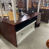 Large Hon Wood Desk w/2 Locking Drawers
