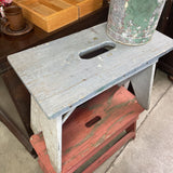 Vintage Wooden Milking/Step Stool