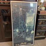 Vintage Travel Poster "Boul Mich by the Elevated Lines" by Rocco Navigato 1924