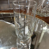 Vintage Princess House Tumblers Etched Floral