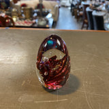 Glass Egg Shaped Decor