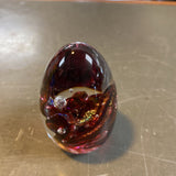 Glass Egg Shaped Decor