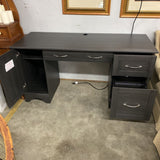 3 Drawer & 1 Door w/Shelf Desk
