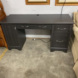 3 Drawer & 1 Door w/Shelf Desk