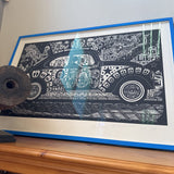 Signed/Numbered Linocut "Vocho Libre" by ElPincheGra