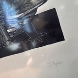 Signed/Numbered Linocut "Serenato Cueraya" by E. Robledo