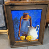 Framed Oil on Board Still Life