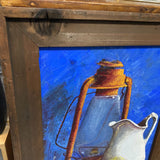 Framed Oil on Board Still Life