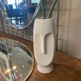Faux Plant in Face Vase