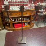 Triple Metal Candle Holder