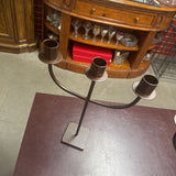 Triple Metal Candle Holder