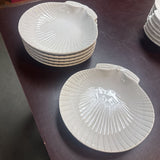 Set of 6 Shell 'Blates' made in Portugal