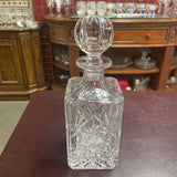 Vintage Pinwheel Crystal Decanter