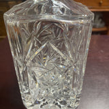 Vintage Pinwheel Crystal Decanter