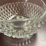 Vintage Indiana Glass Diamond Point Candy Dish