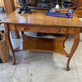 Vintage Quarter Sawn Desk/Table w/1 Drawer