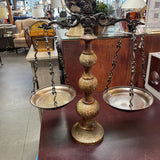 Vintage Marble & Metal Balance Scale
