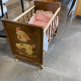 Small Vintage Wooden Crib