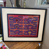 Vintage Mola Textile Art