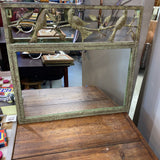 Metal Bird Framed Mirror