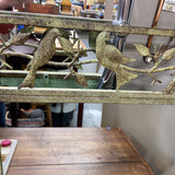 Metal Bird Framed Mirror