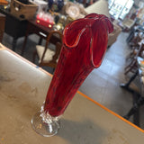 Murano-Style Glass Vase