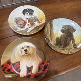 Edwin M Knowles 'Field Puppies' Plates
