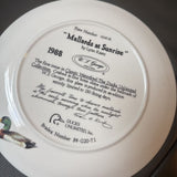 'Mallards at Sunset' Plate