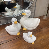 Ceramic Duck Family