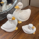 Ceramic Duck Family