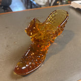 Vintage Fenton Hobnail Cat Head Shoe
