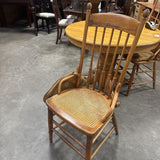 Spindle Back Dining Chair w Cane Seat