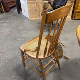 Spindle Back Dining Chair w Cane Seat