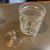 Crystal Cov'd Sugar Jar