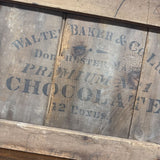 Walter Baker & Co Chocolate Crate Art