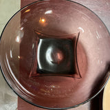 Vintage Hazel Atlas Amethyst Glass Serving Bowl