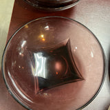 Vintage Hazel Atlas Amethyst Glass Bowls