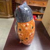 Mexican Tonala Jalisco Owl Figurine