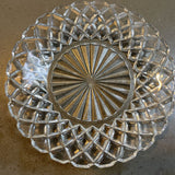 Vintage Anchor Hocking Waffle Glass Plates
