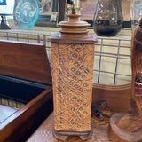 Handmade Pottery Lamp (Textured)
