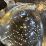 Vintage Glass Strawberry Paperweight
