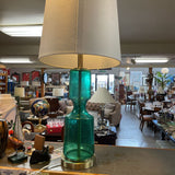 Seeded Glass Table Lamp